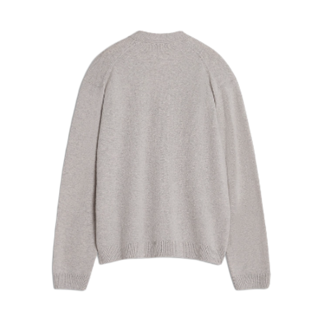 메종 키츠네 폭스 헤드 램스울 컴포트 가디건 라이트 그레이 멜란지(Maison Kitsune Fox Head Lambswool Comfort Cardigan Light Grey Melange) - 2