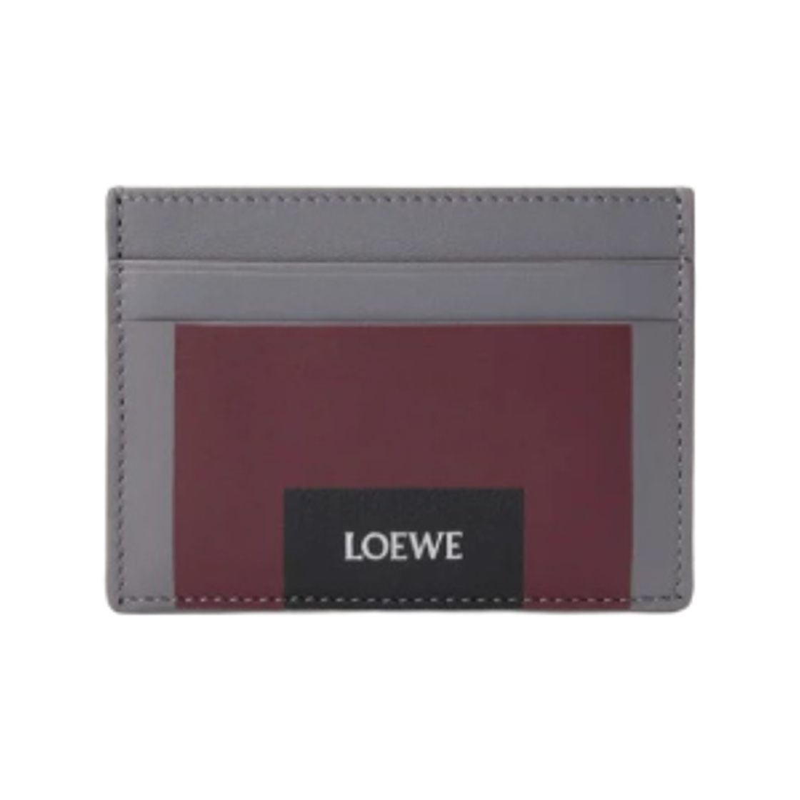 ๋ก์๋ฒ ๋ํ ์นดํ์คํจ ํ๋ ์ธ ์นด๋ ํ๋ ์๋ฐ์์ ๋ฅ ๋ฃจ๋น(Loewe Plain Card Holder in Nappa Calfskin Ardesia Deep Ruby)