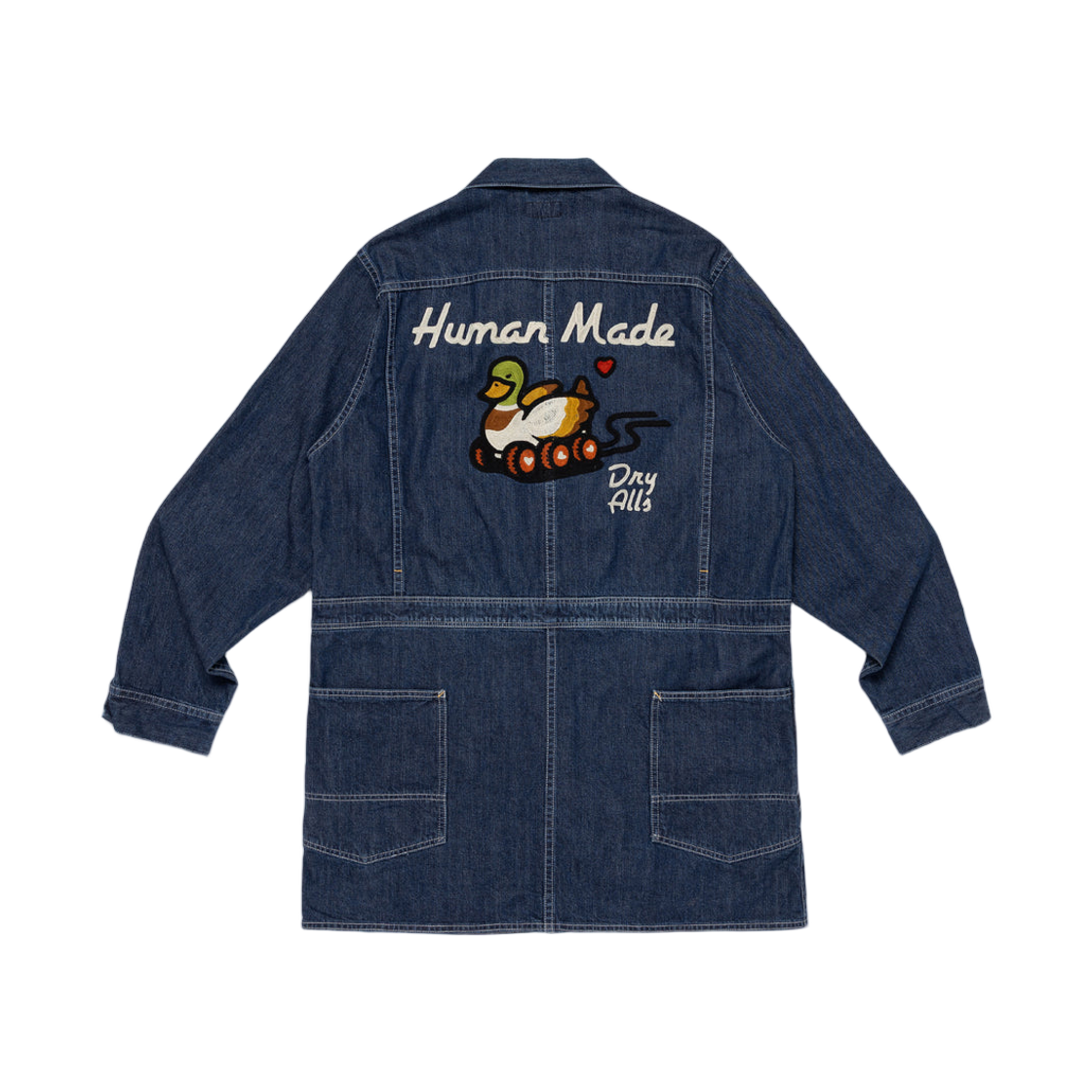 휴먼 메이드 데님 하프 코트 인디고(Human Made Denim Half Coat Indigo) - 2