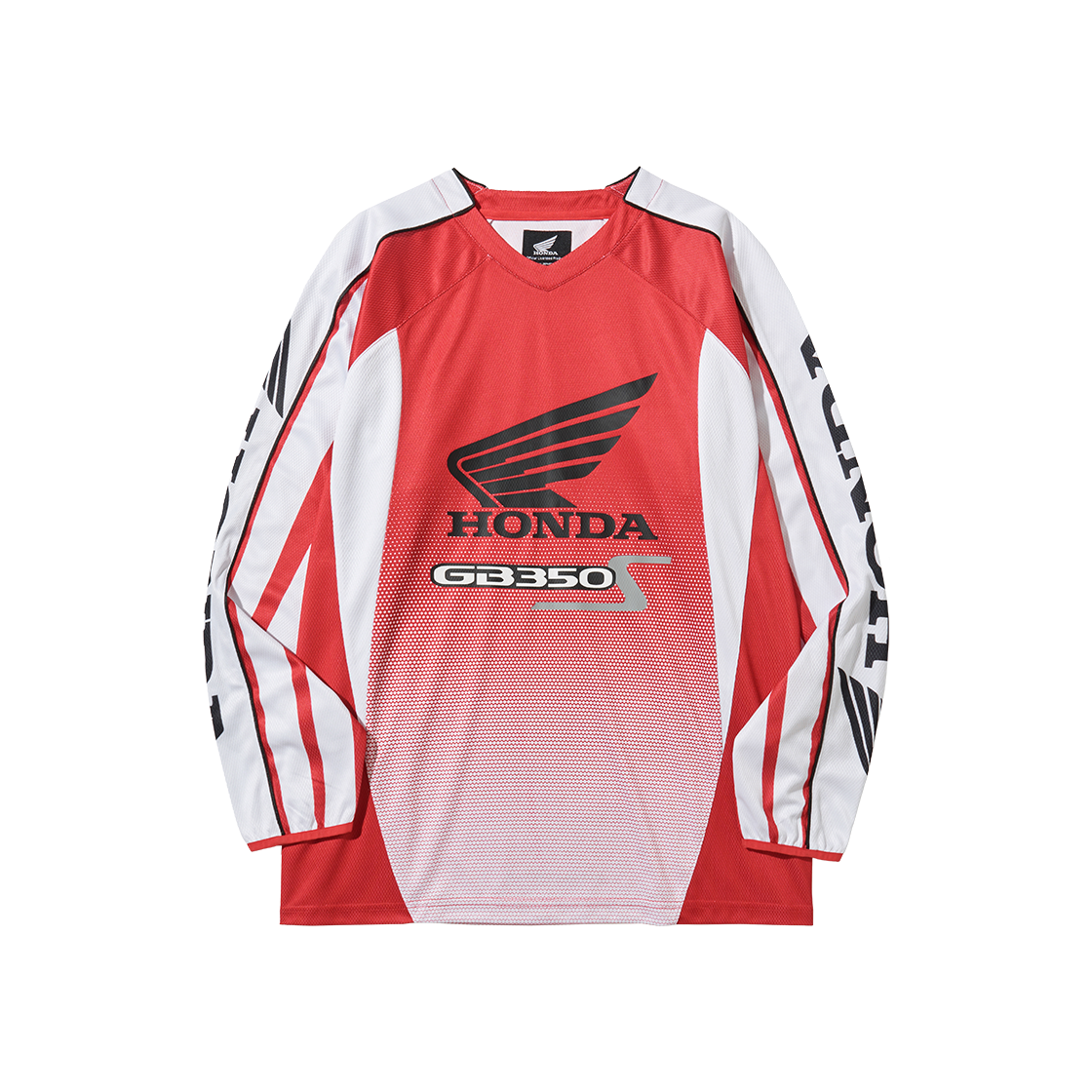 [KREAM 단독] 혼다 GB350 메쉬 롱 슬리브 레드([KREAM 단독] Honda GB350 Mesh Long Sleeve Red)