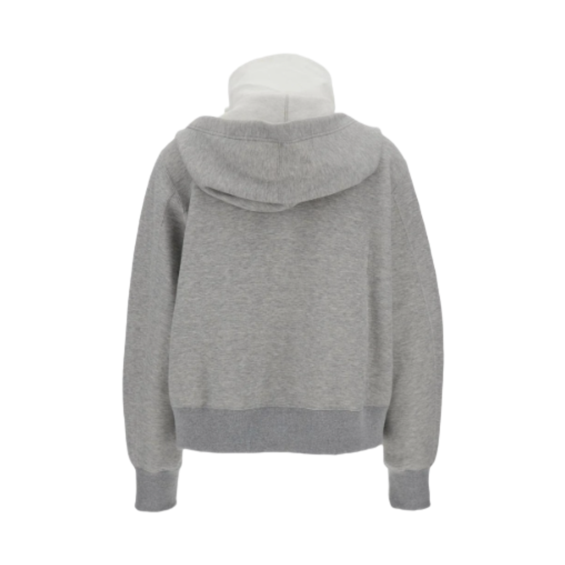 (W) 사카이 후드 스웨트셔츠 봄버 자켓 그레이((W) Sacai Hooded Sweatshirt Bomber Jacket Grey) - 2