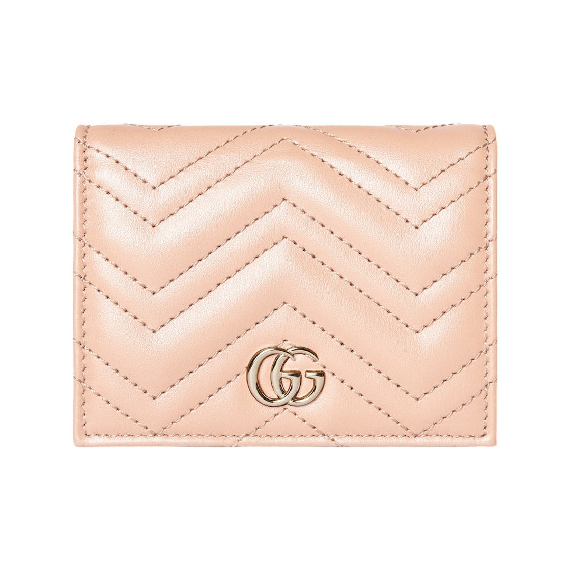 구찌 GG 마몽 스몰 월렛 페일 핑크(Gucci GG Marmont Small Wallet Pale Pink) - 1