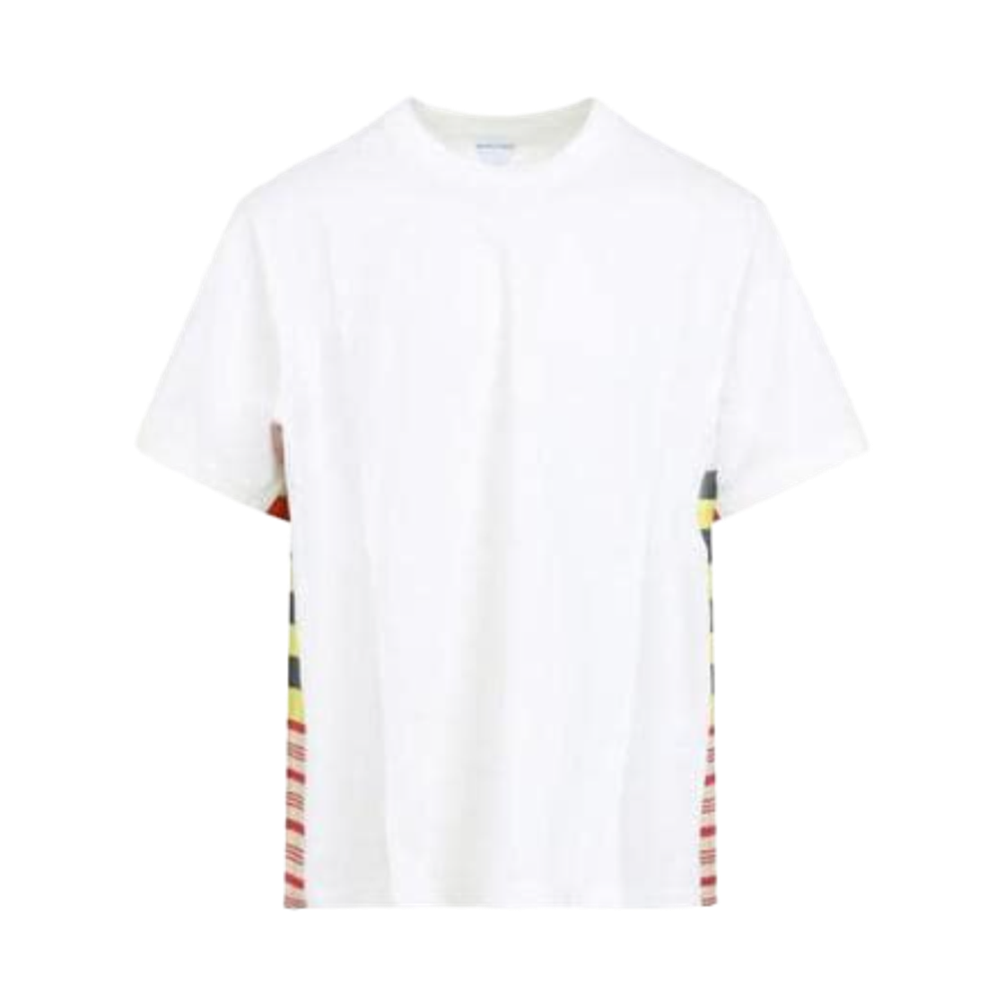 보테가 베네타 소프트 코튼 저지 깅엄 티셔츠 화이트(Bottega Veneta Soft Cotton Jersey Gingham T-Shirt White)