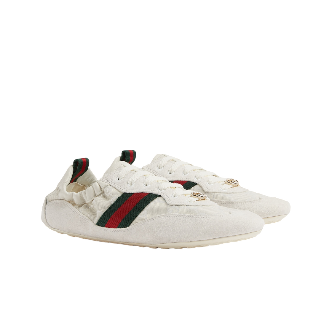 (W) 구찌 쉬프트 스니커즈 화이트((W) Gucci Shift Sneakers White) - 2
