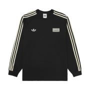 Adidas x Oasis Tour 3-Stripes Longsleeve T-Shirt Black - KR Sizing