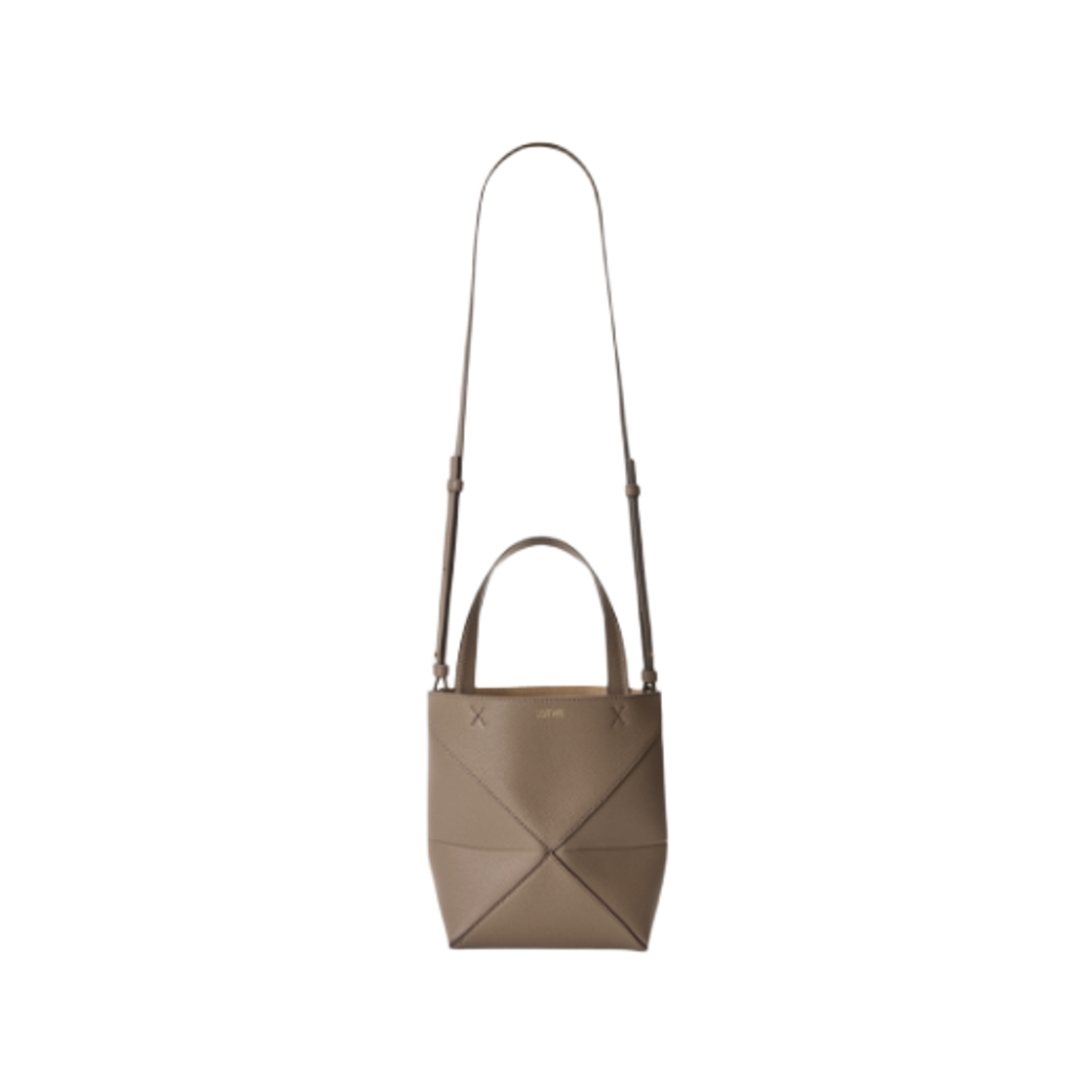 로에베 소프트 그레인드 카프스킨 미니 퍼즐 폴드 토트백 토프(Loewe Mini Puzzle Fold Tote Bag in Soft Grained Calfskin Taupe) - 3