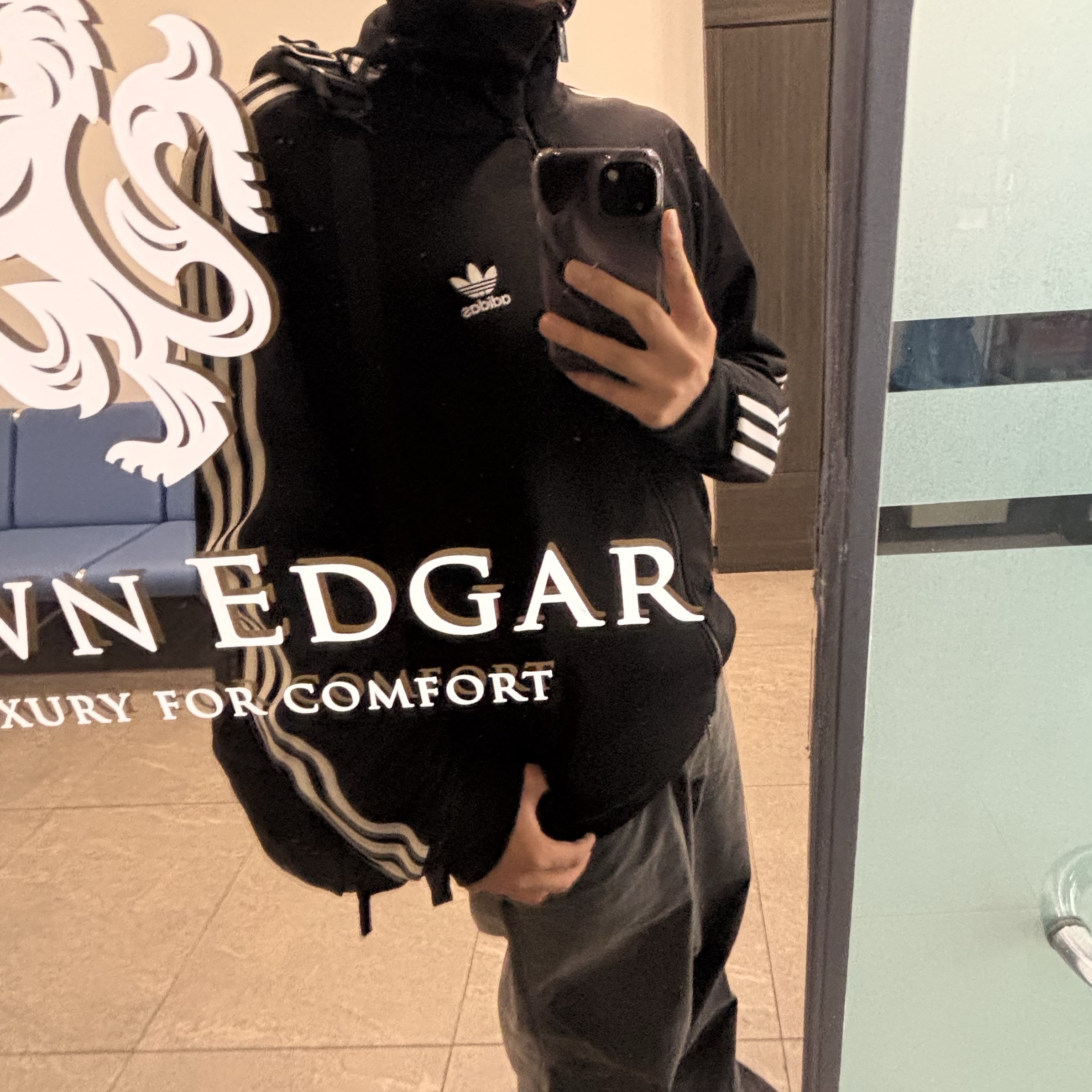 Adidas Adicolor Classic Beckenbauer Track Top Black - KR Sizing 착용 스타일