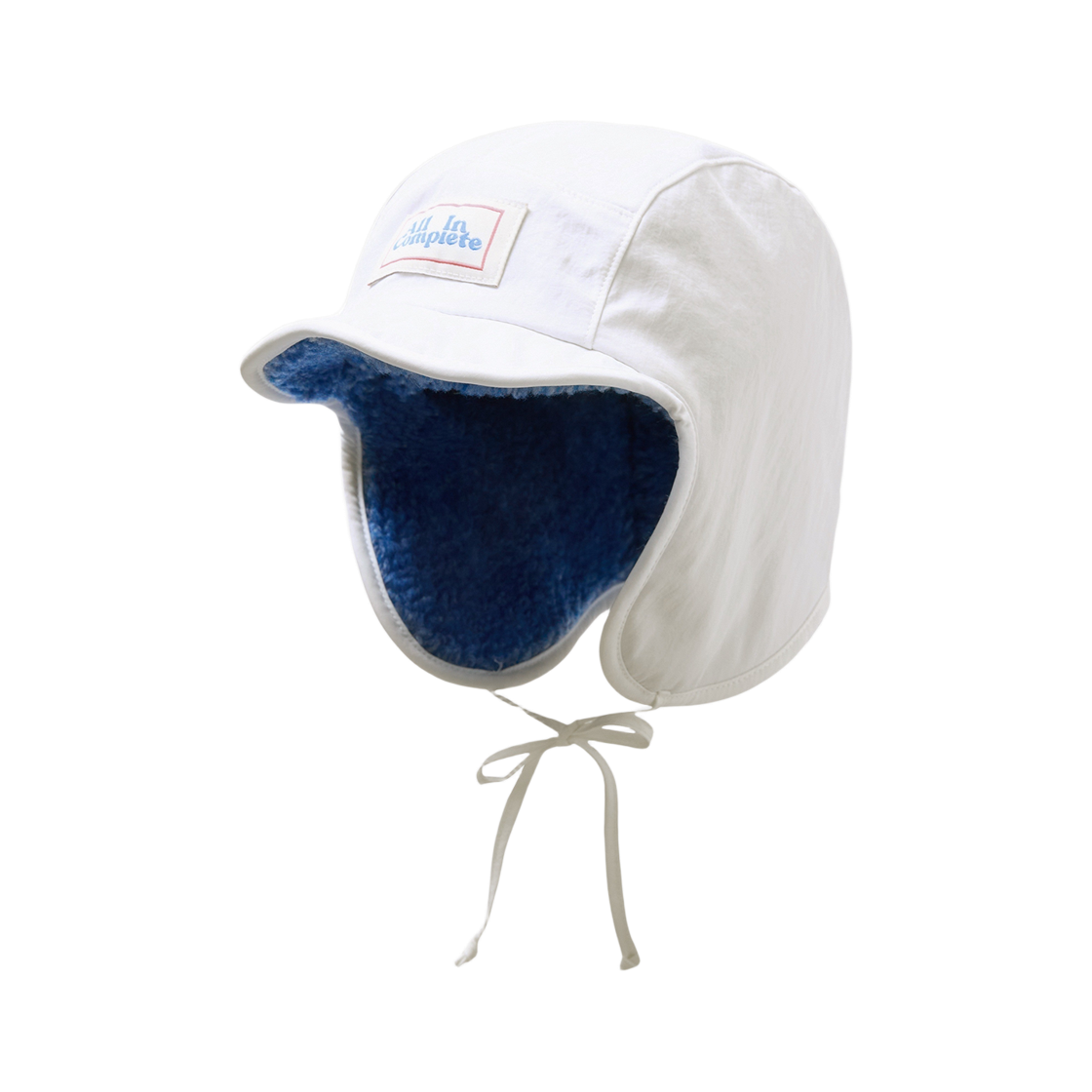 STRTHWH Allincomplete Sprinkle Teddy Reversible Trooper Hat White