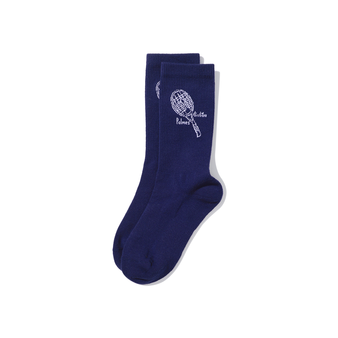 디아도라 바이 팜즈 그래픽 크루 삭스 블루(DIADORA by PALMES Graphic Crew Socks Blue)