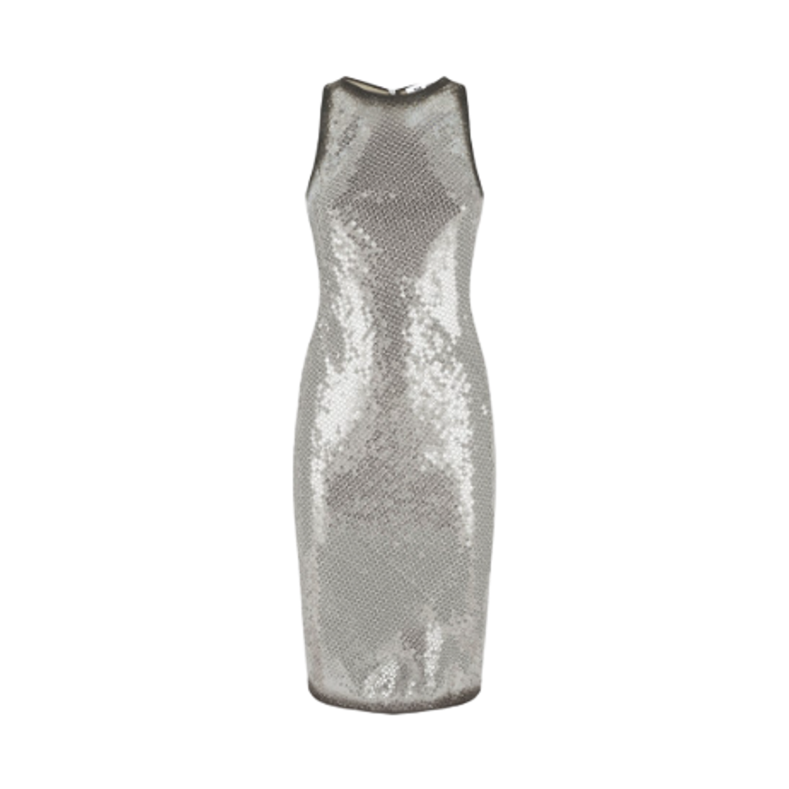 (W) 디 아티코 미니 드레스 실버((W) The Attico Mini Dress Silver)