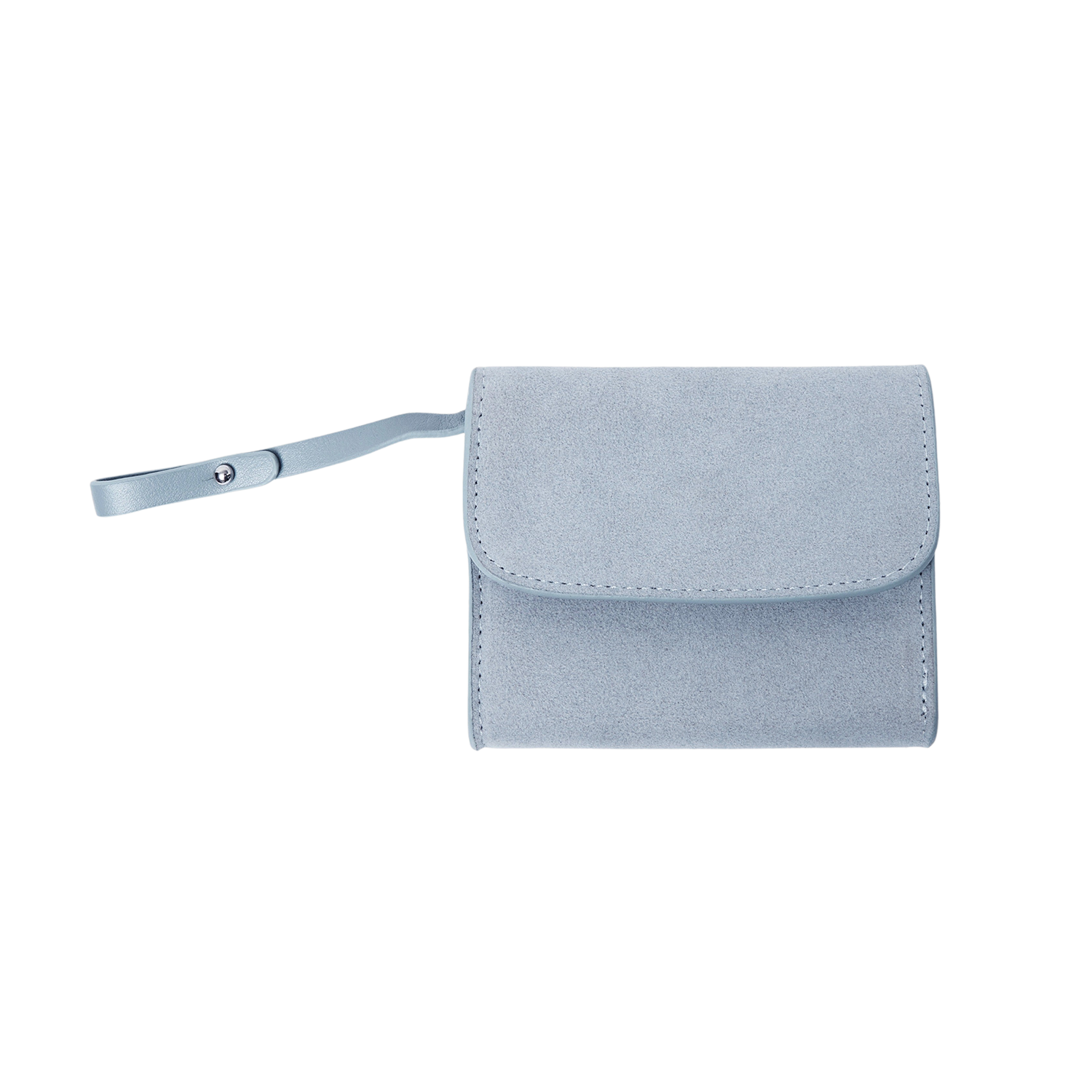 올인컴플리트 루나 스웨이드 카드 지갑 스카이 블루(Allincomplete Lunar Suede Card Wallet Sky Blue)