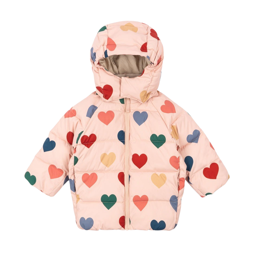 콩제슬래드 누카 패딩 자켓 하트(Konges Sløjd Nuka Jacket Grs Coeur Rose Colore)