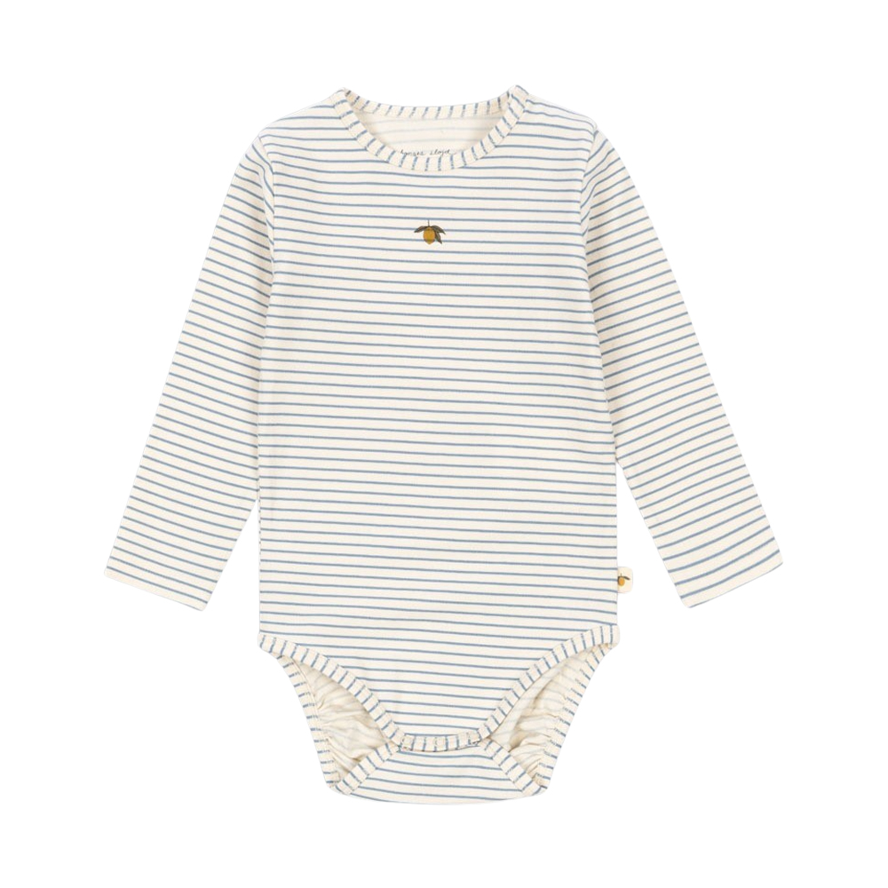 콩제슬래드 베이직 바디수트 스트라이프(Konges Sløjd Basic Ls Body Gots Stripe Bluie)