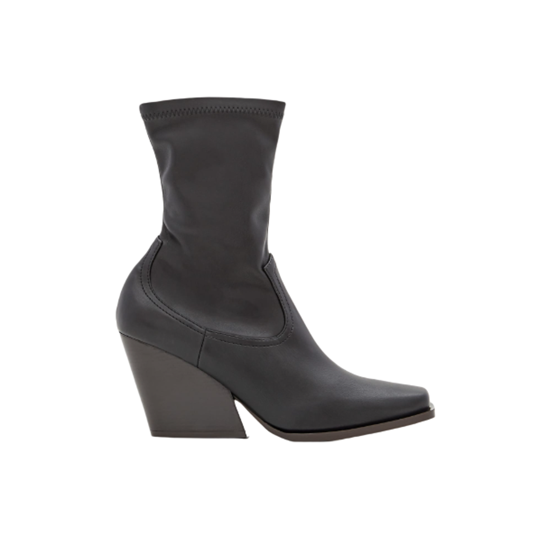 810100W1CV01000 (W) Stella McCartney Stretch Cowboy Boots Black