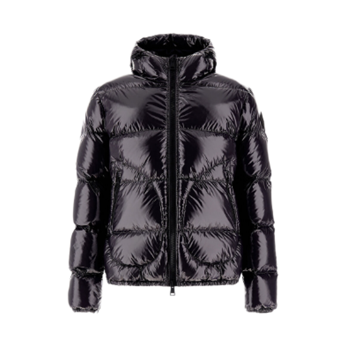 PI001133U-12220Z-9487 Herno Bomber Jacket in Gloss Iron