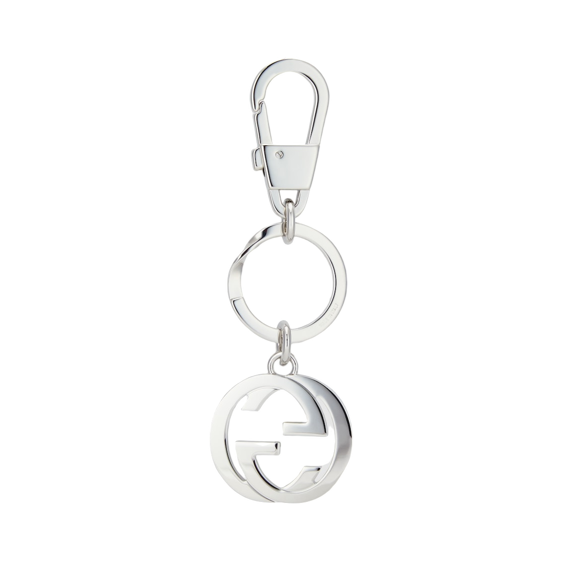 구찌 인터로킹 G 키체인 실버(Gucci Interlocking G Keychain Silver) - 2