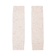 Allincomplete Dot Knit Leg Warmer White