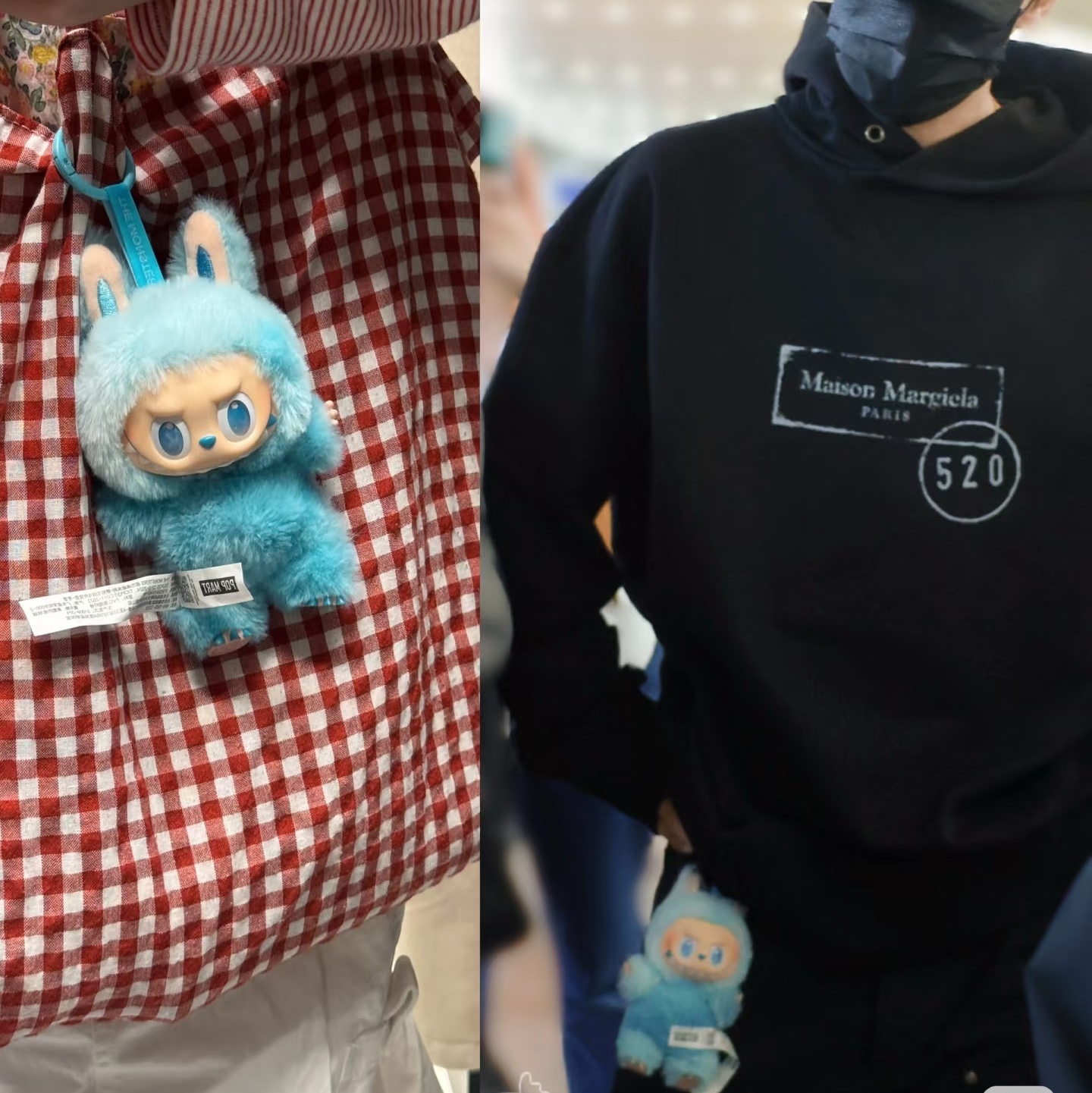 Pop Mart Labubu The Monsters Highlight Series Hope Keyring (Opened Case) 착용 스타일