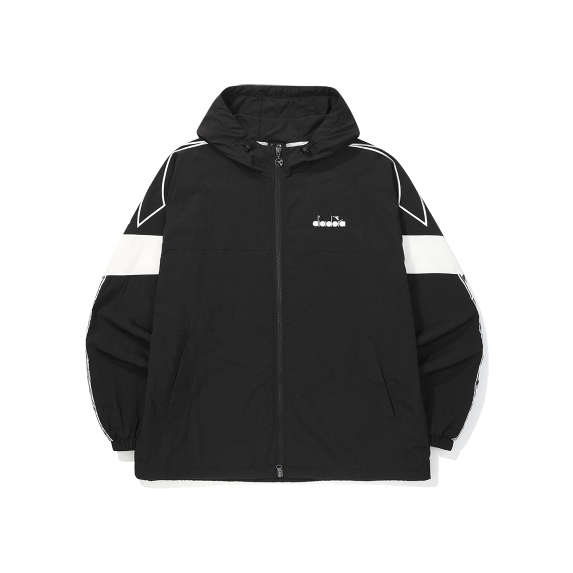 디아도라 벤토 후드 자켓 블랙(DIADORA Vento Hood Jacket Black)