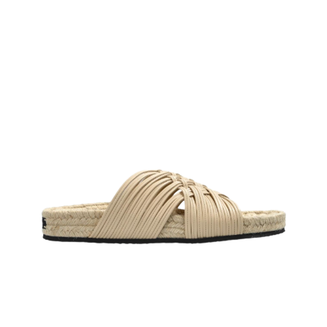 810531APADB09043 (W) Stella McCartney Woven Sandals Ecru