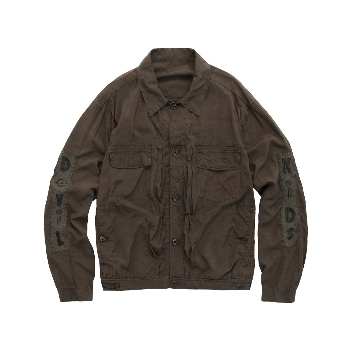 폴리테루 x 핫 스터프 레이온 트러커 브라운(Polyteru x Hot Stuff Rayon Trucker Brown)