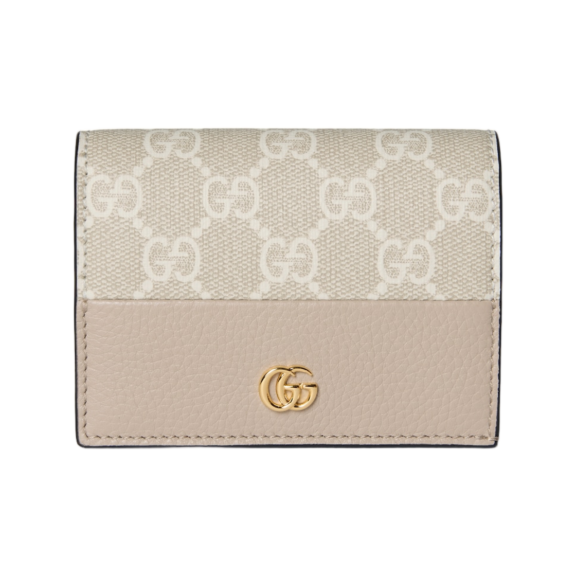 구찌 바이컬러 GG 마몽 스몰 월렛 베이지 화이트(Gucci Bi-Color GG Marmont Small Wallet Beige White) - 1