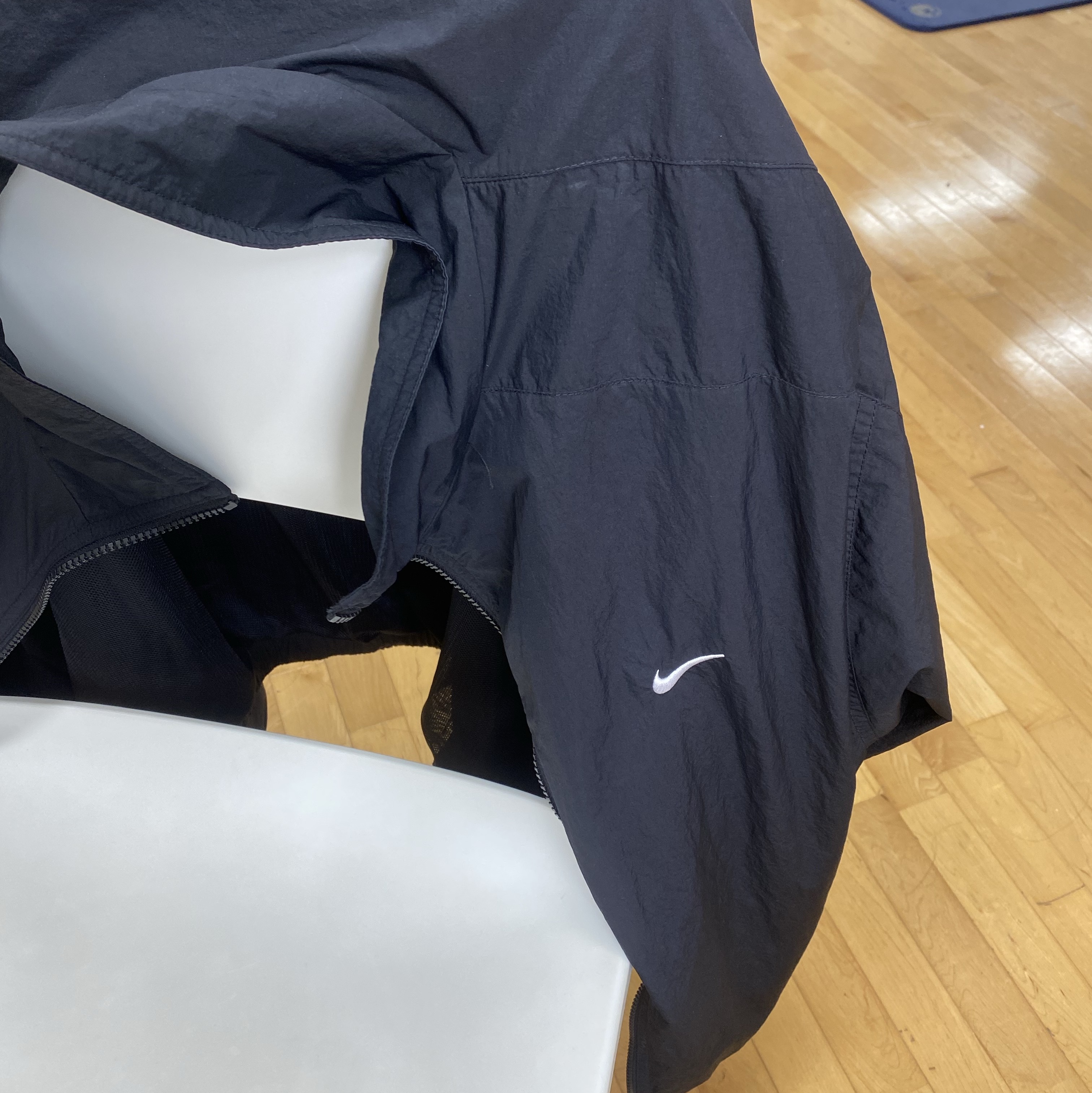 Nike NRG Solo Swoosh Woven Track Jacket Black - Asia 착용 스타일