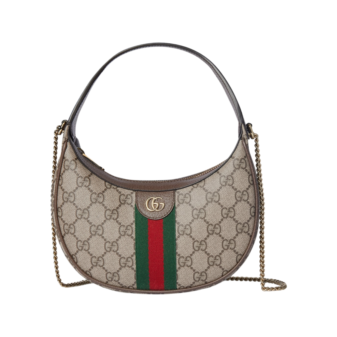 838463-FAE0P-9746 Gucci Ophidia Small Shoulder Bag Beige Brown