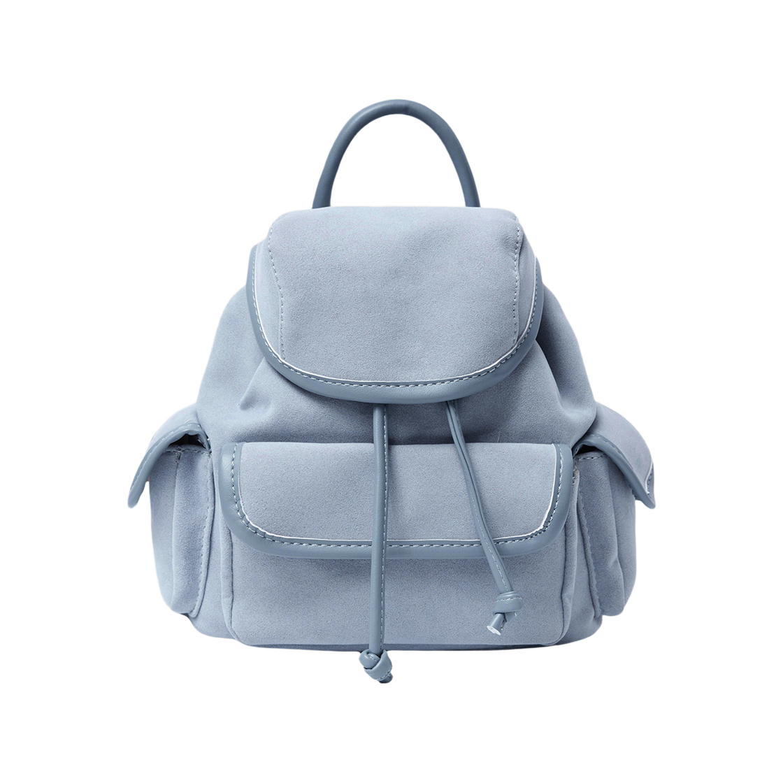 올인컴플리트 누베 스웨이드 미니 백팩 스카이 블루(Allincomplete Nube Suede Mini Backpack Sky Blue)