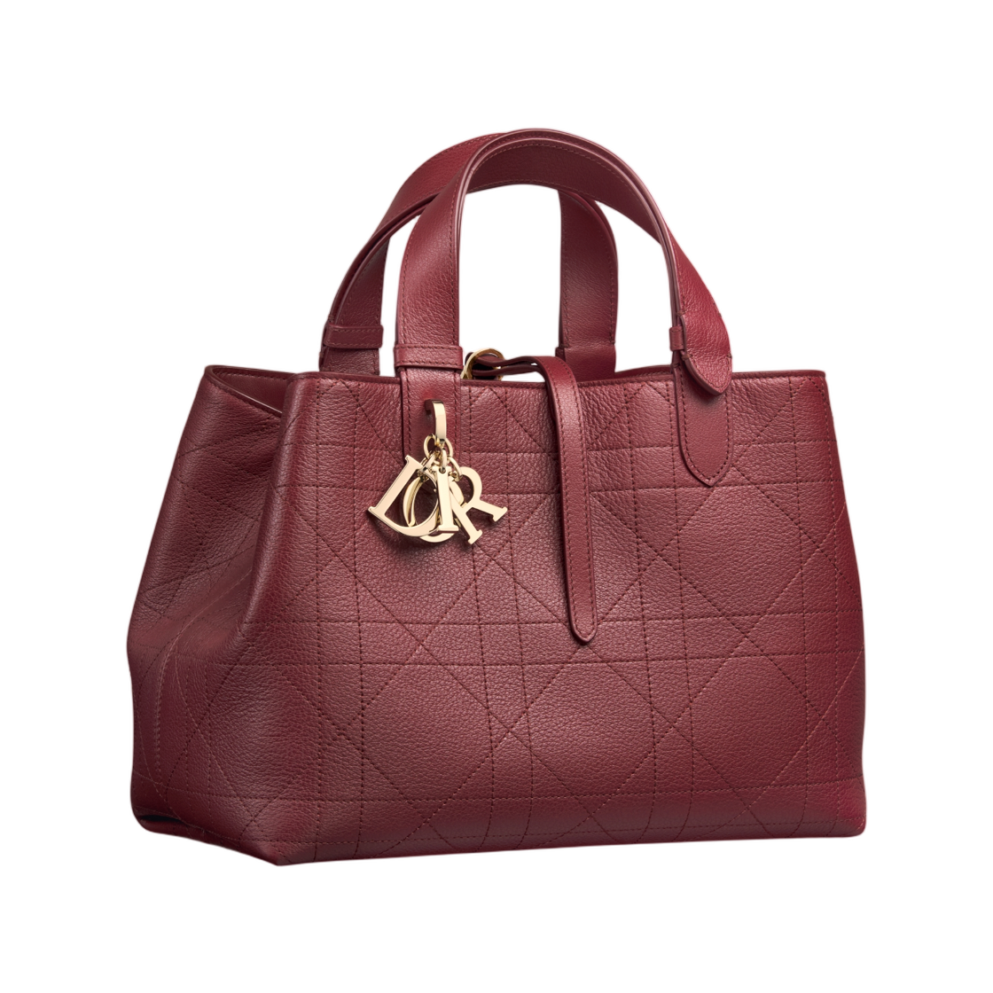 디올 뚜주흐 미디움 백 플랫 매크로까나쥬 카프스킨 버건디(Dior Toujours Medium Bag Flat Macrocannage Calfskin Burgundy) - 2