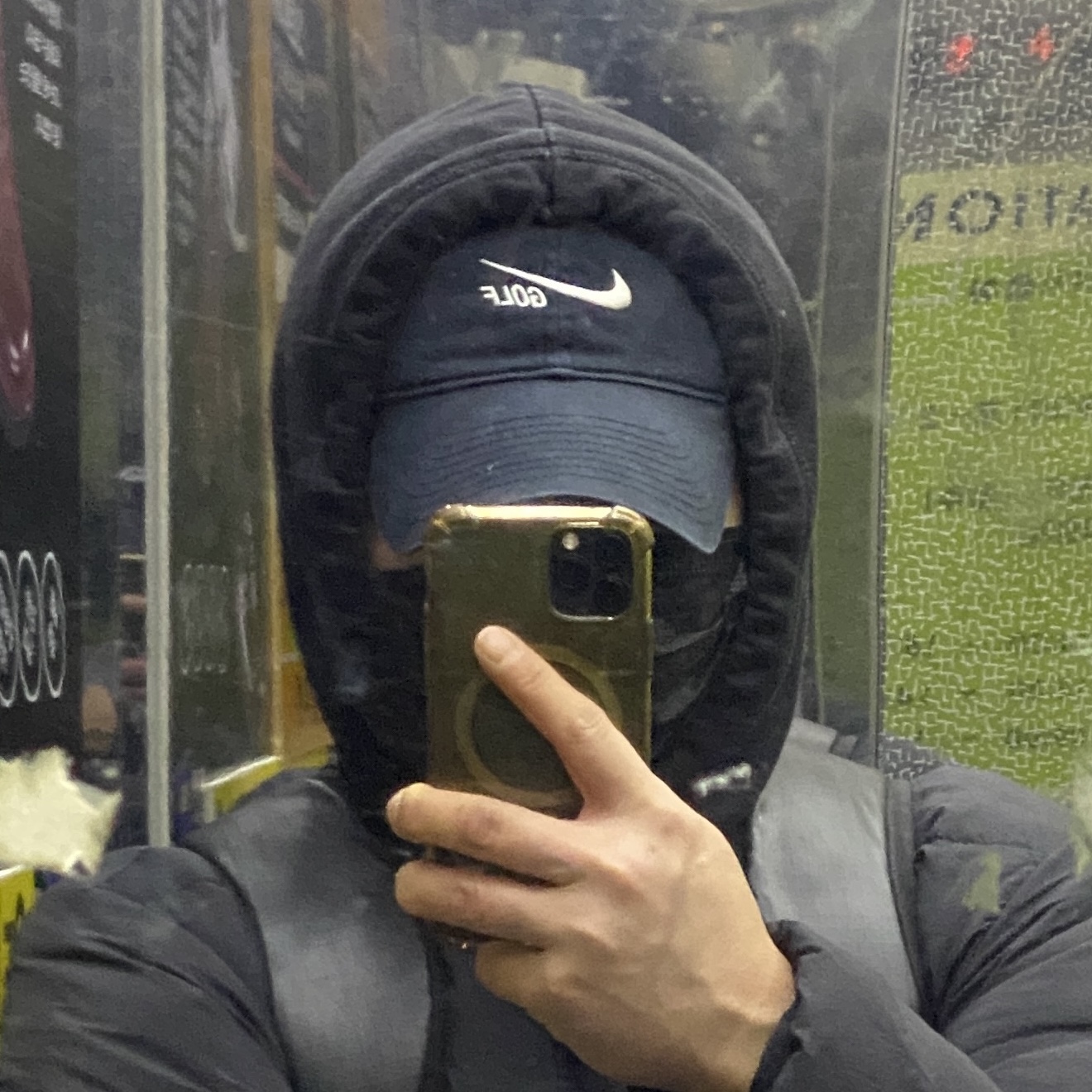 Nike Heritage 86 Washed Golf Cap Black 착용 스타일