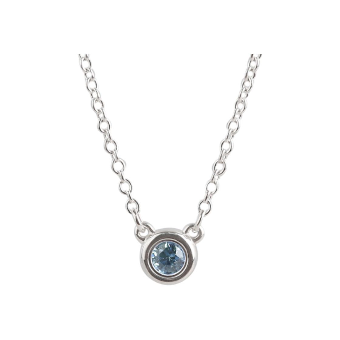 ITB425HFW7IC Tiffany & Co. By the Yard Aquamarine Silver Necklace