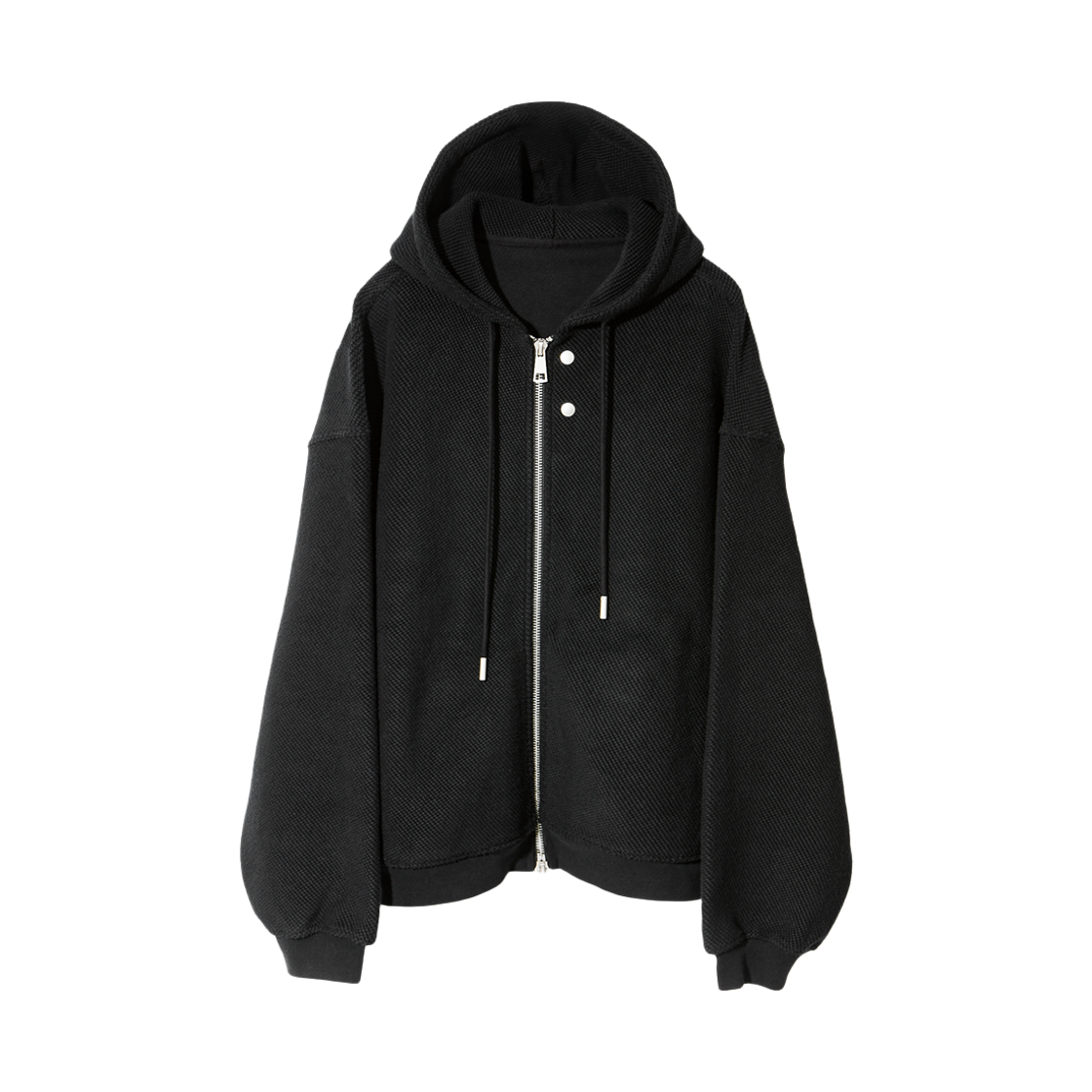 CD24RHVHDBK06 Cord Reverse Emb Heavy Weight Hoodie Black