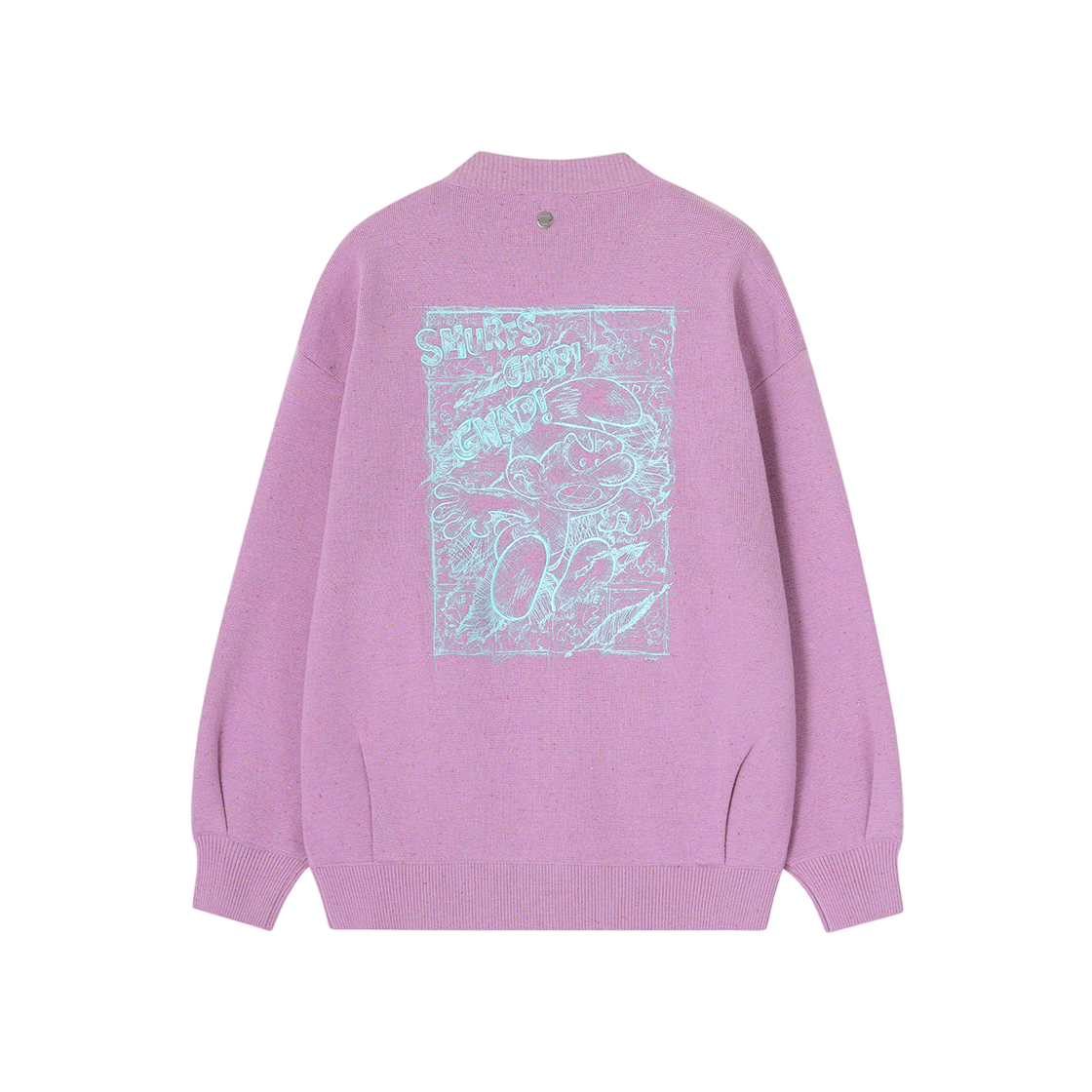 송지오옴므 오리지널 스머프 네프 가디건 핑크