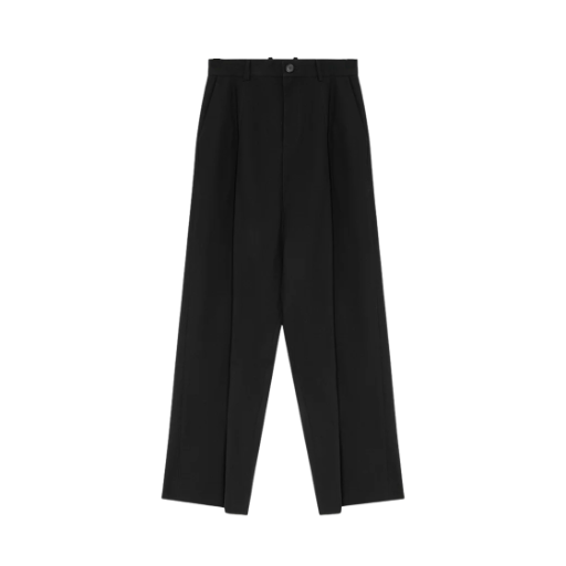 H526Y04WHX-1100 Loewe Cotton Low Crotch Trousers Black
