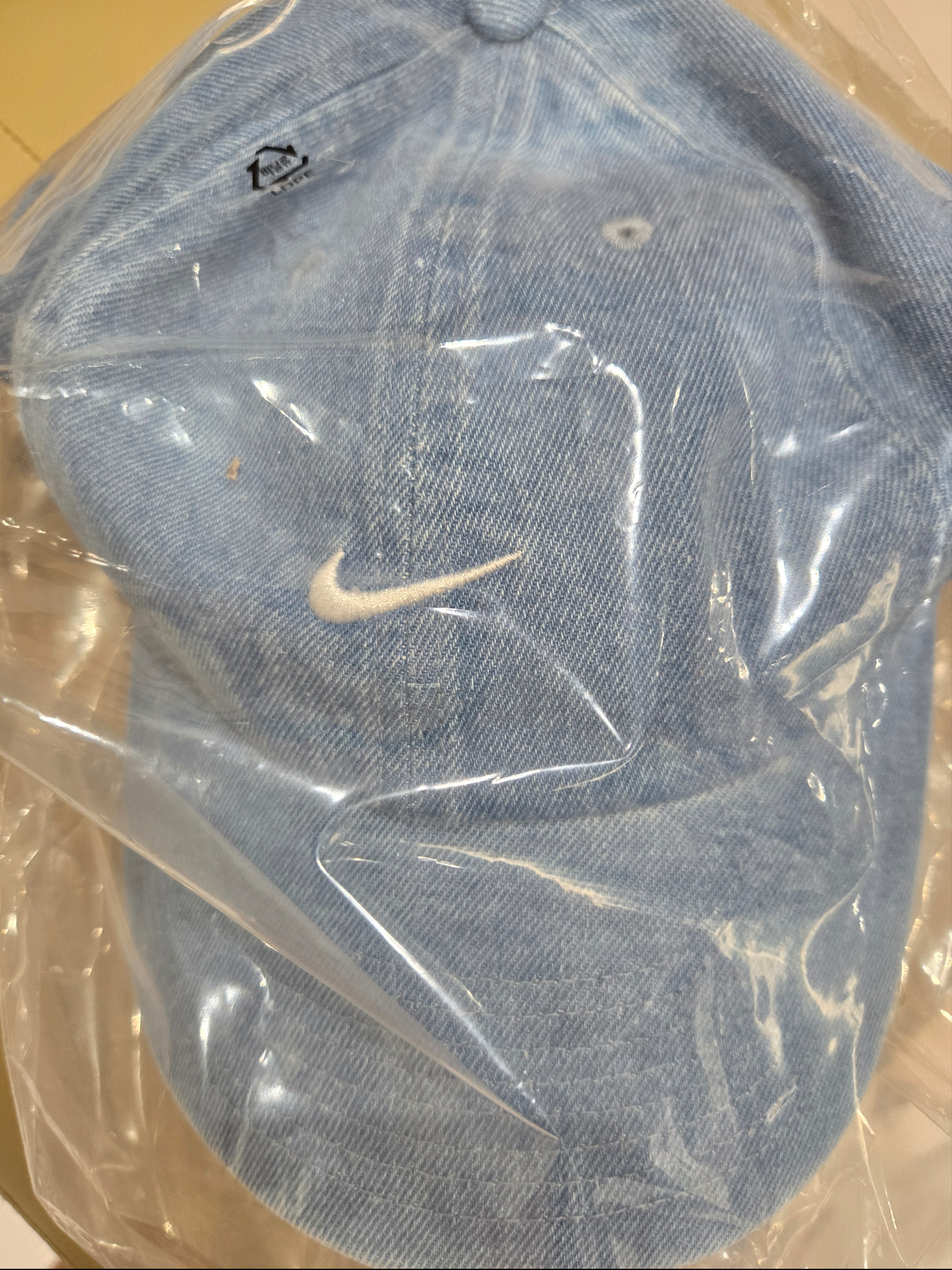 Nike Club Unstructured Denim Cap Aegean Storm Thunder Blue 착용 스타일