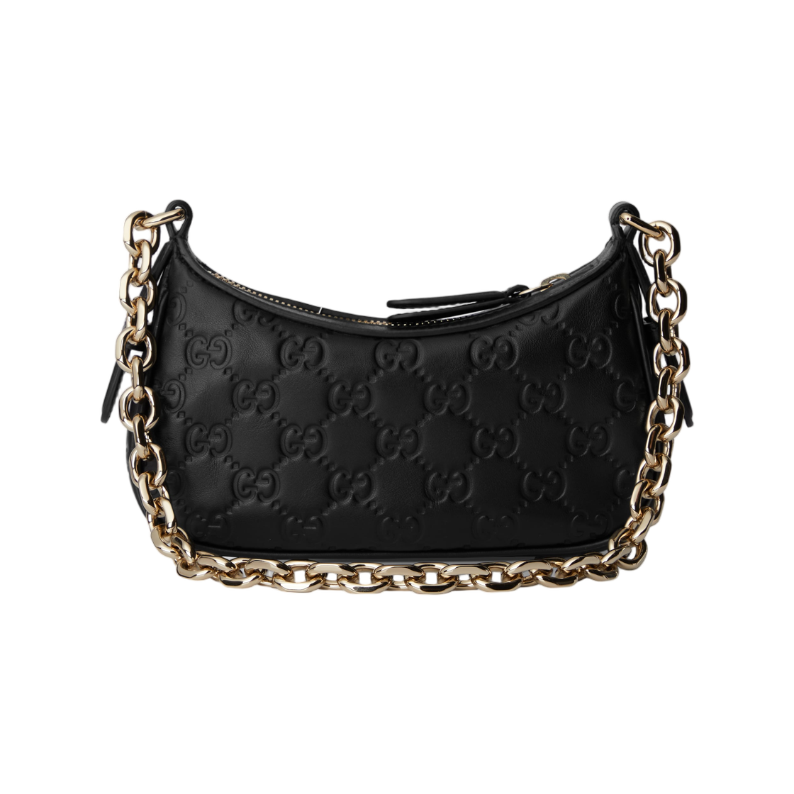 구찌 GG 엠블럼 미니 숄더백 블랙(Gucci GG Emblem Mini Shoulder Bag Black) - 3