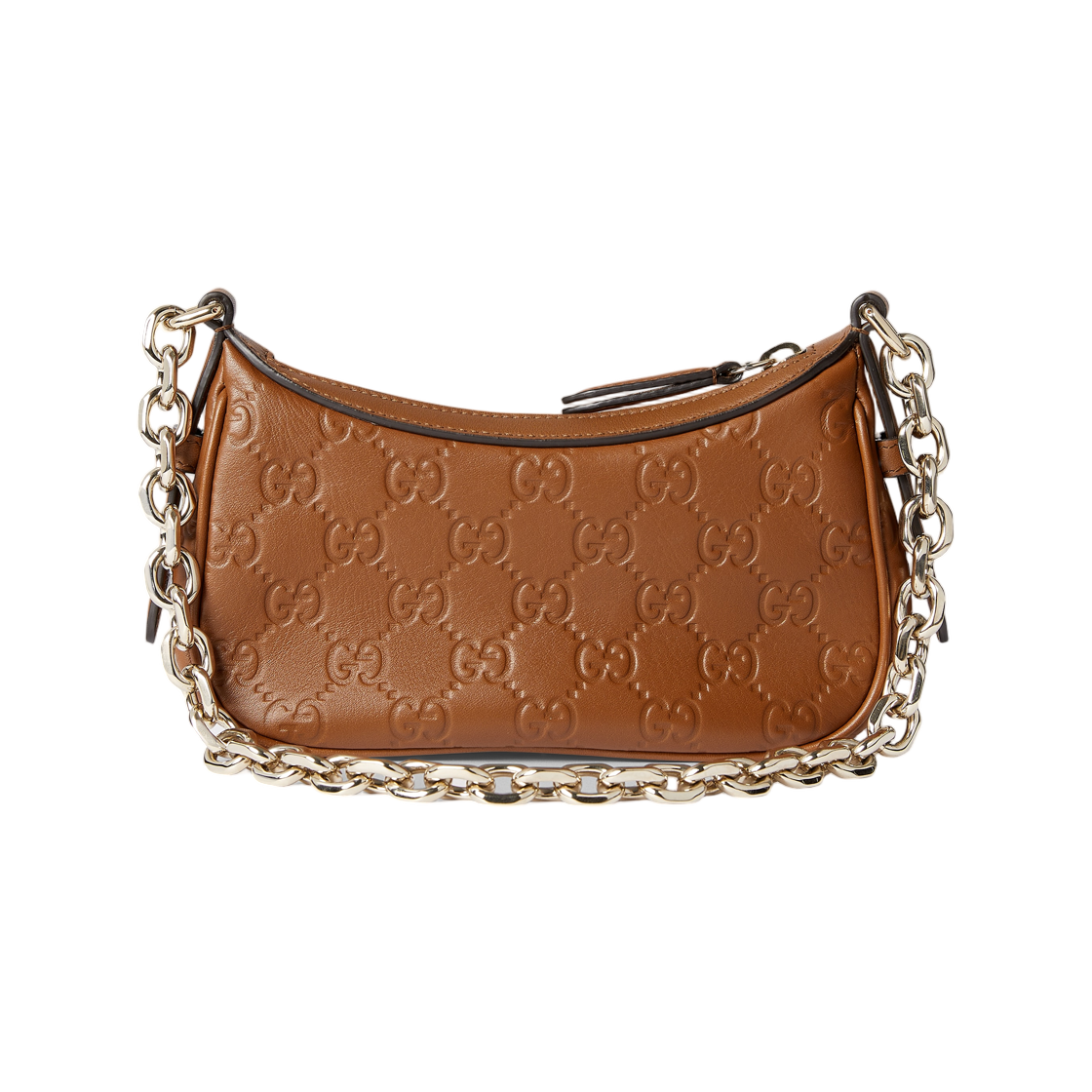 구찌 GG 엠블럼 미니 숄더백 브라운(Gucci GG Emblem Mini Shoulder Bag Brown) - 3