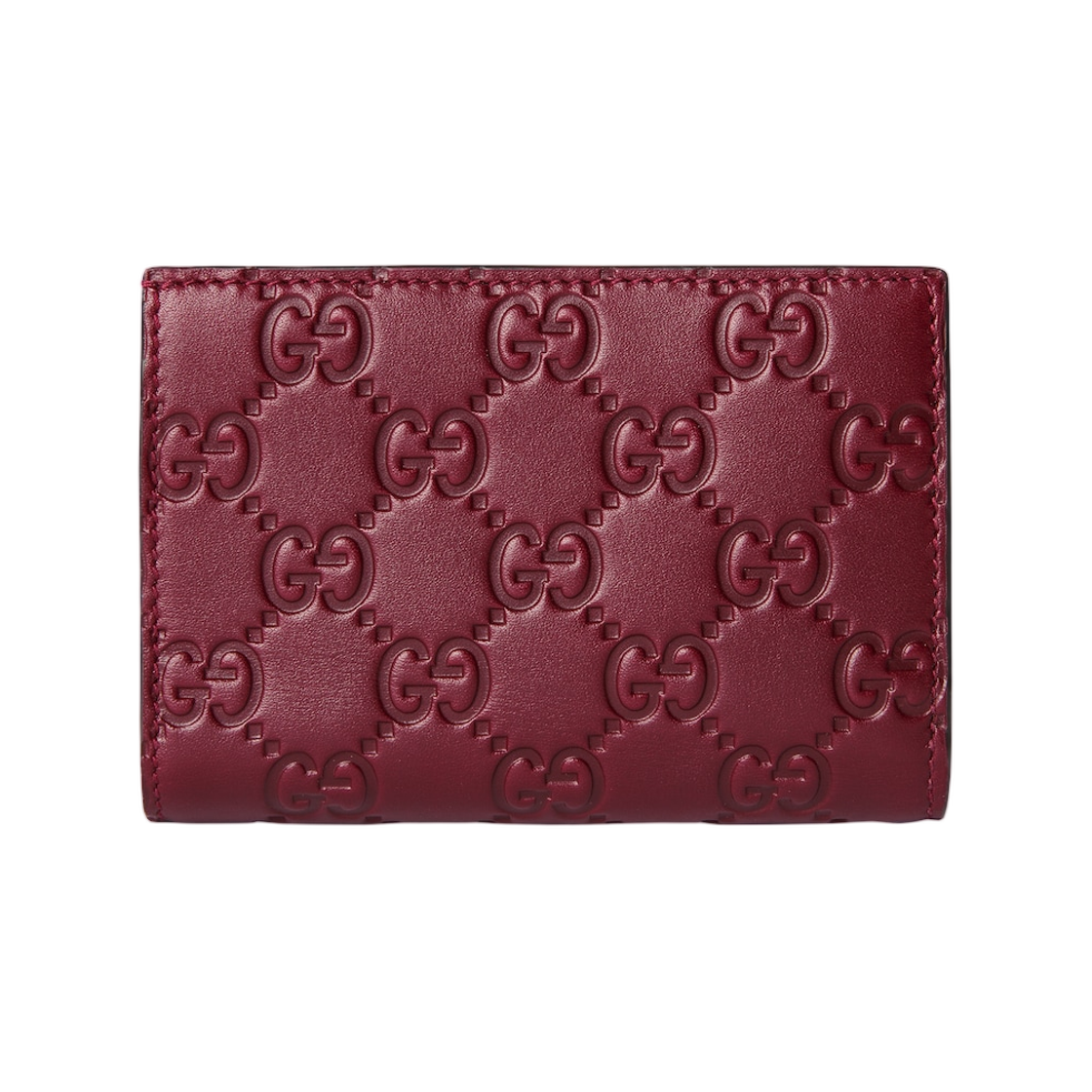 구찌 GG 엠블럼 스몰 월렛 로쏘 앙코라 레드(Gucci GG Emblem Small Wallet Rosso Ancora Red) - 1