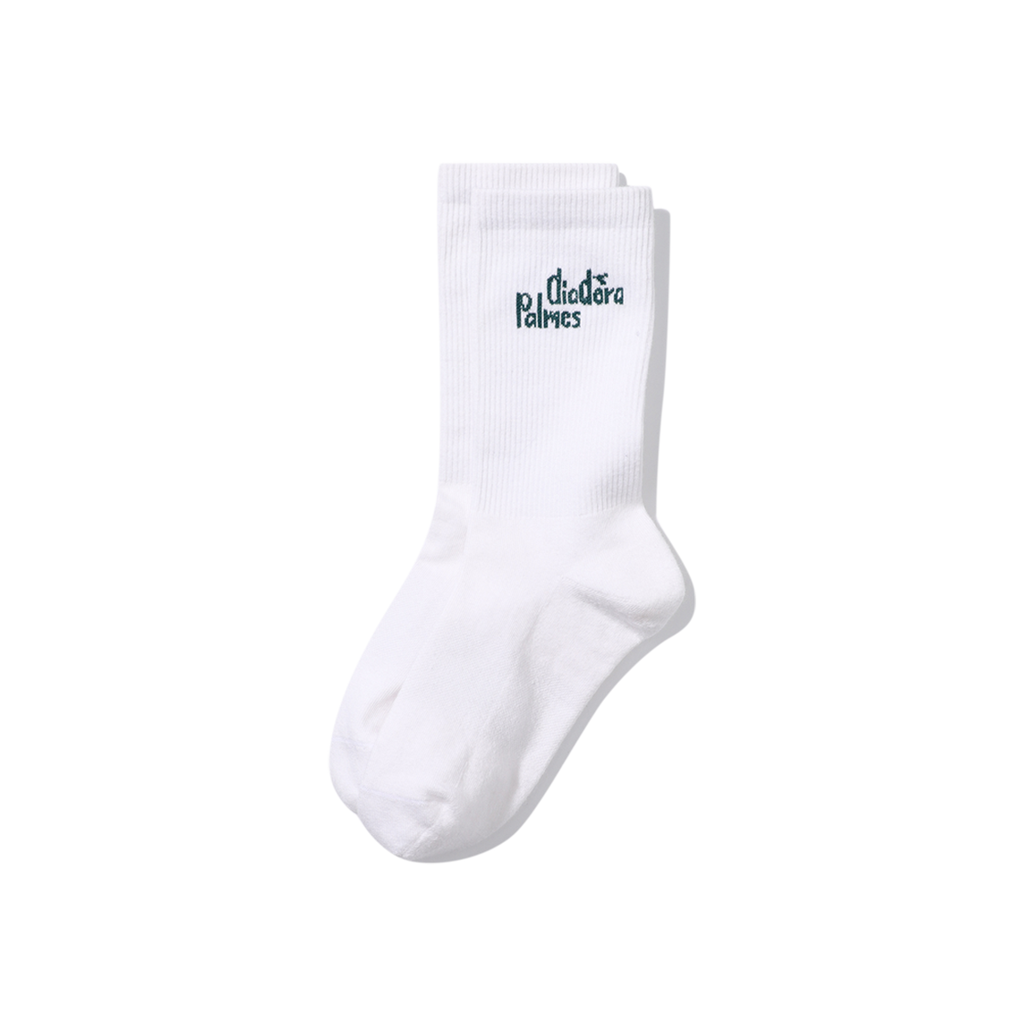디아도라 바이 팜즈 그래픽 크루 삭스 화이트(DIADORA by PALMES Graphic Crew Socks White)