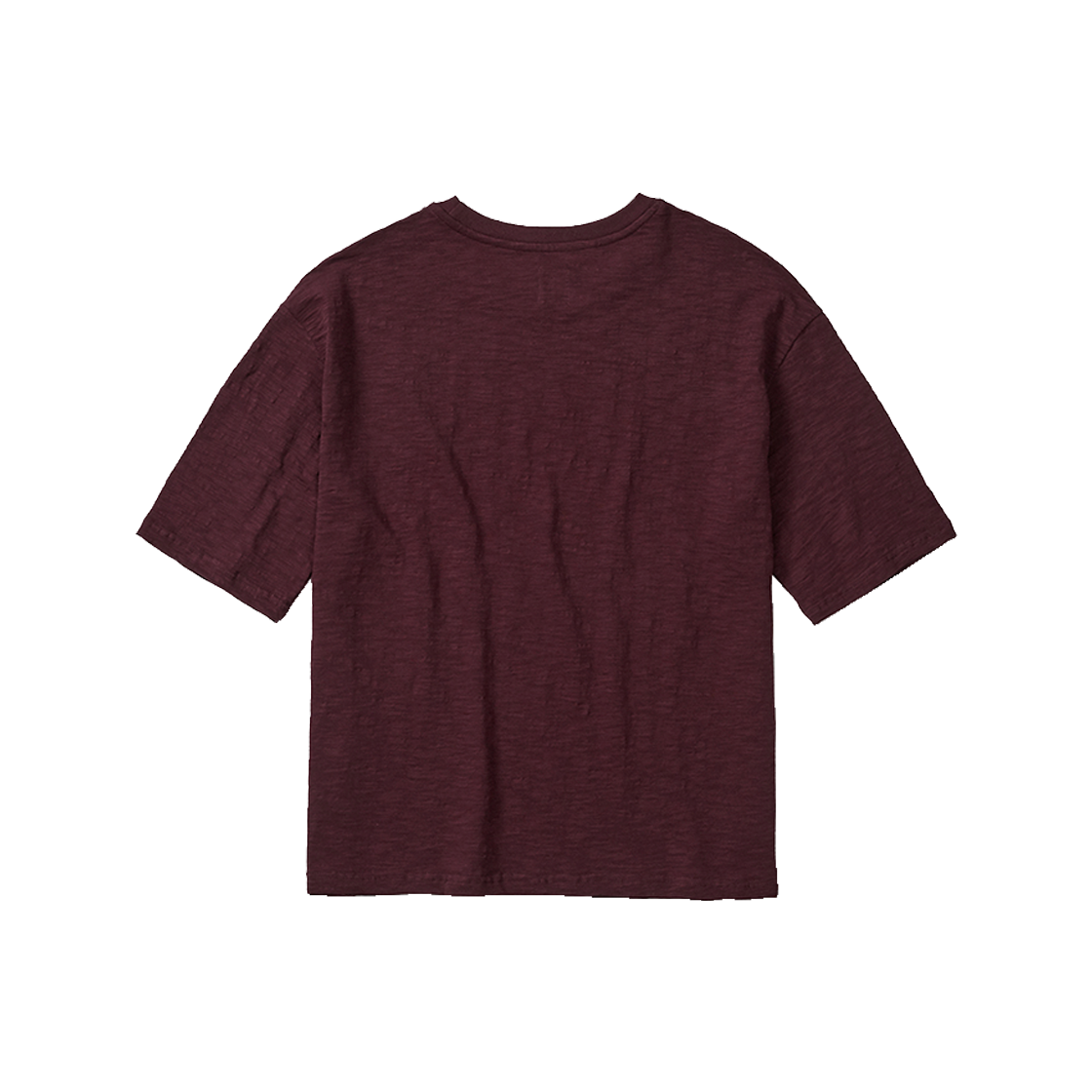 사일런트실러블 에디 하프 티셔츠 버건디(SILENTSYLLABLE Eddy Half T-Shirts Burgundy) - 2