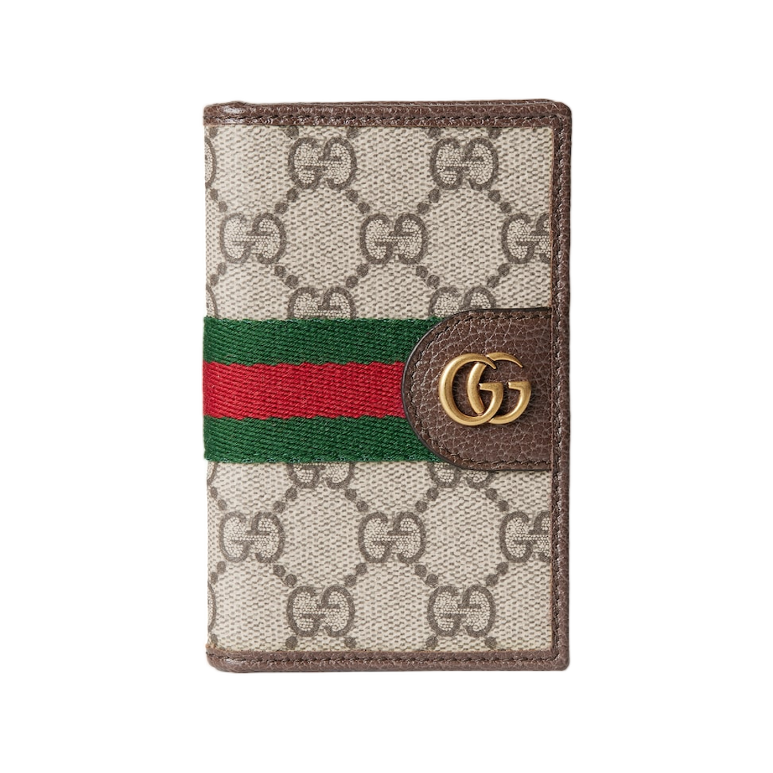 구찌 오피디아 롱 카드 케이스 베이지 다크 브라운(Gucci Ophidia Long Card Case Beige Dark Brown) - 1