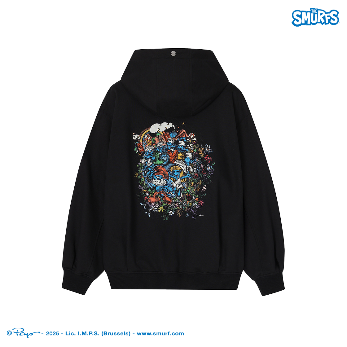 송지오옴므 러브 스머프 후드 블랙(SONGZIO HOMME Love Smurf Hood Black) - 2