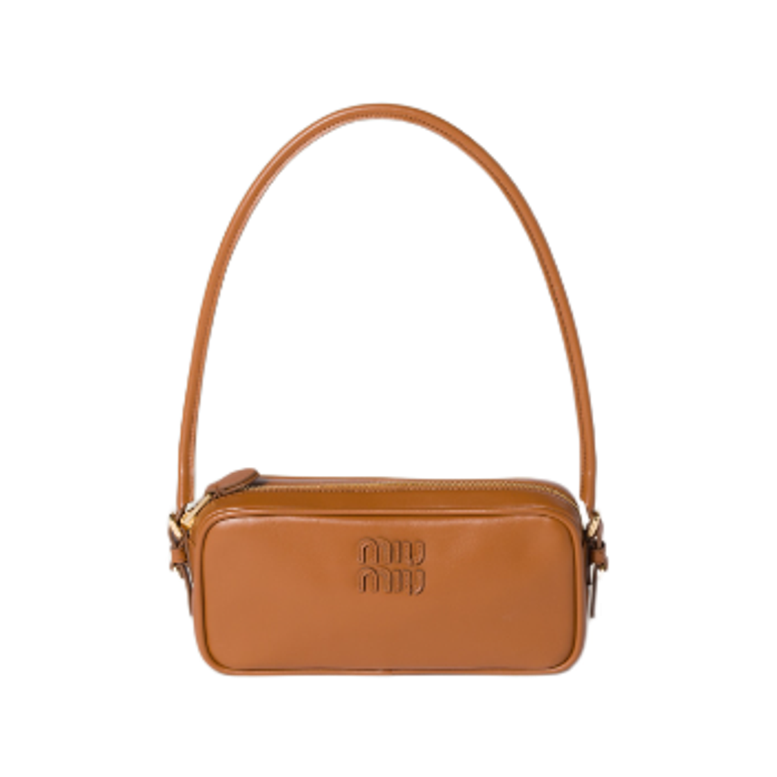 미우 미우 레더 파우치 꼬냑(Miu Miu Leather Pouch Cognac)