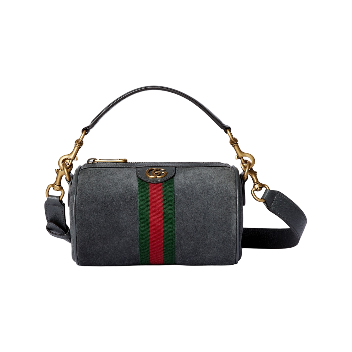 846869-AAE1D-1144 Gucci Ophidia Mini Bag Dark Grey Suede
