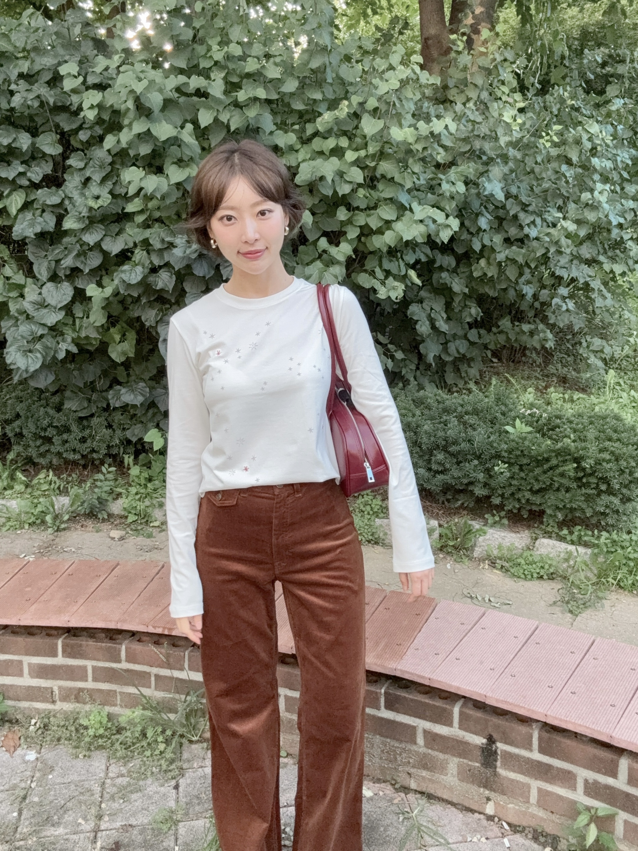 Riomeu Stellance Long Sleeve Ivory 착용 스타일 - 4