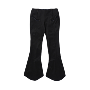(W) Mischief Contour Weave Pants Black