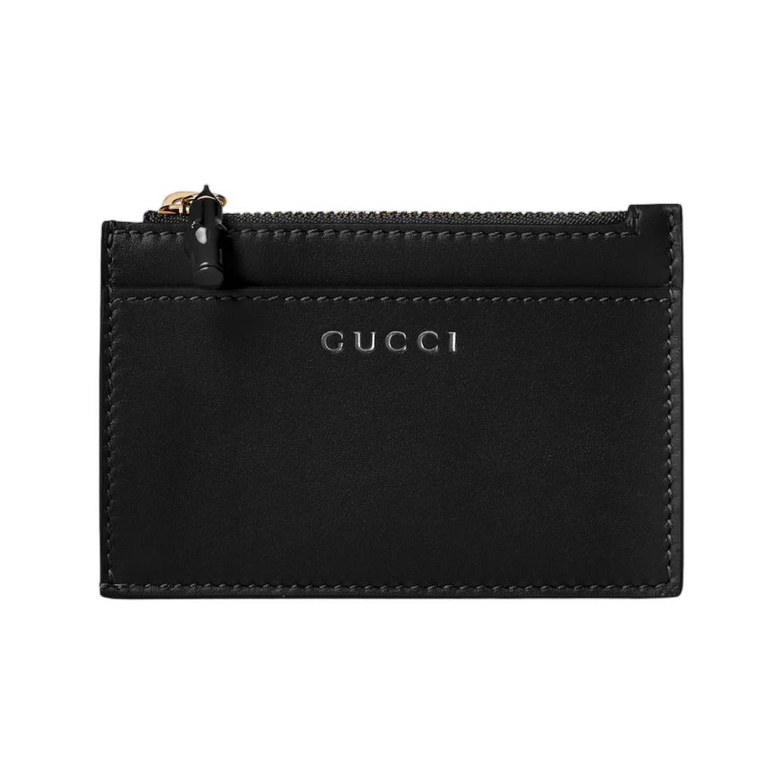 구찌 카드 케이스 뱀부 블랙(Gucci Card Case with Bamboo Black) - 1