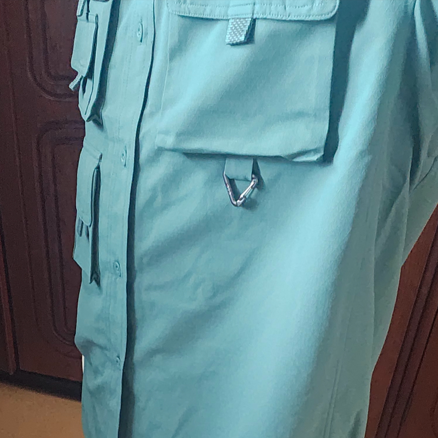 Nike ACG Dri-Fit UV Devastation Trail Shirt Bicoastal Vintage Green - Asia 착용 스타일