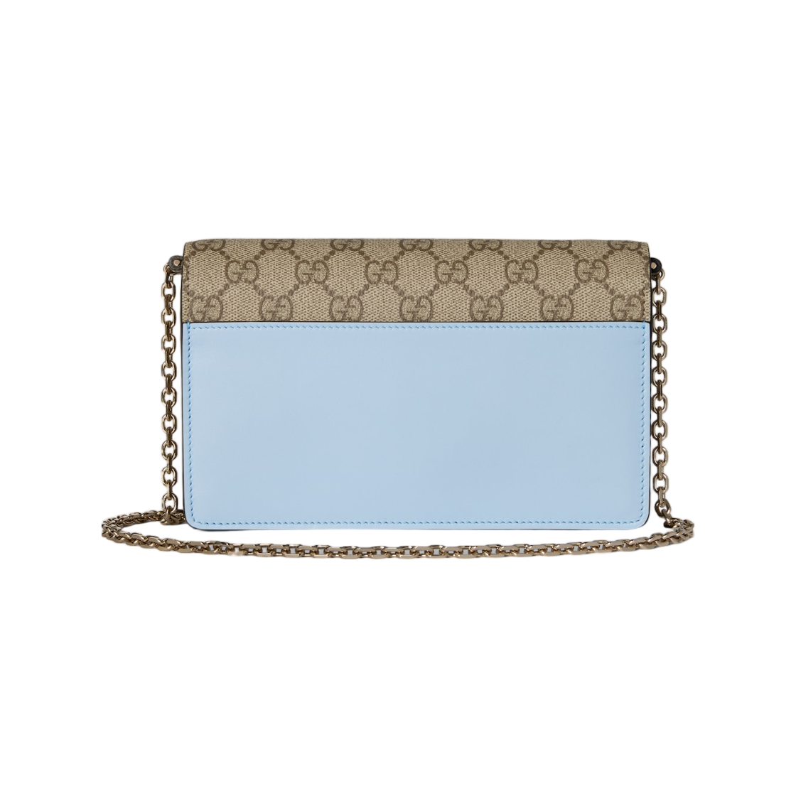 구찌 GG 엠블럼 월렛 온 체인 라이트 블루(Gucci GG Emblem Wallet On Chain Light Blue) - 3